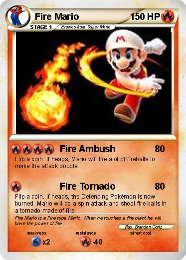 Pokemon Fire Mario