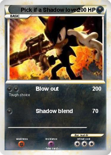 Pokemon Pick if a Shadow lover!