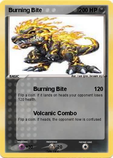 Pokemon Burning Bite