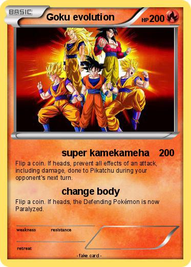 Pokemon Goku evolution
