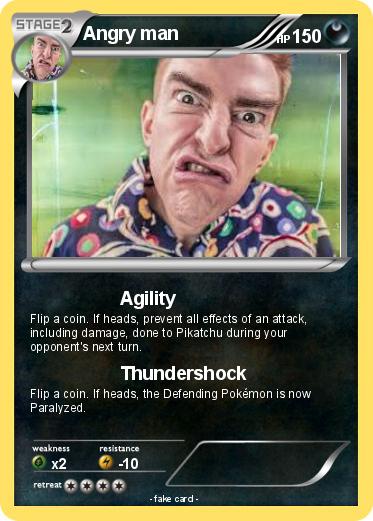 Pokemon Angry man