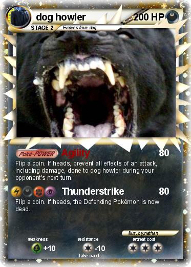 Pokemon dog howler