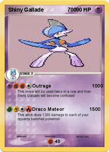 Pokemon Shiny Gallade                700
