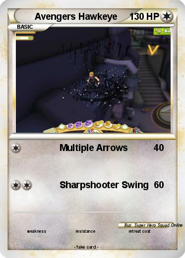 Pokemon Avengers Hawkeye