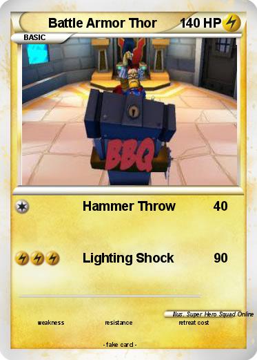 Pokemon Battle Armor Thor