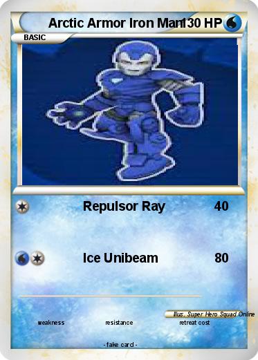 Pokemon Arctic Armor Iron Man