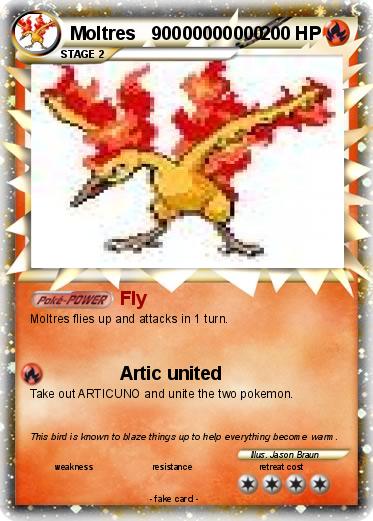 Pokemon Moltres   90000000000