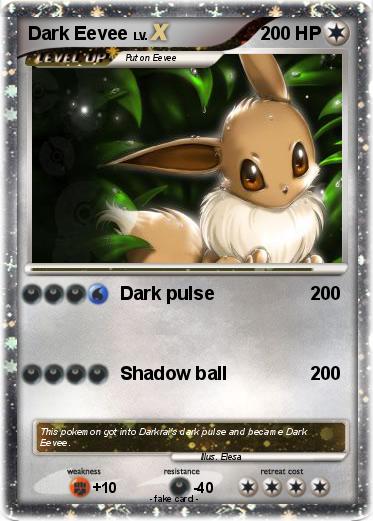 Pokemon Dark Eevee