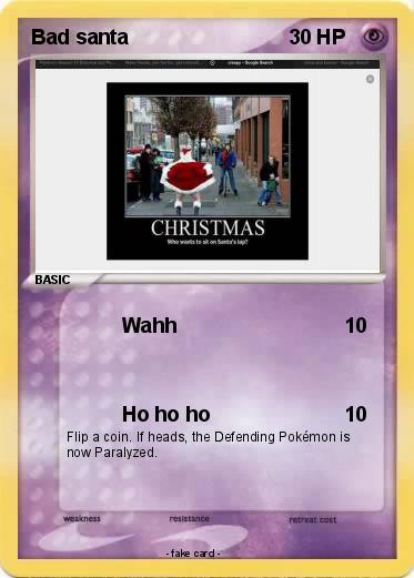 Pokemon Bad santa