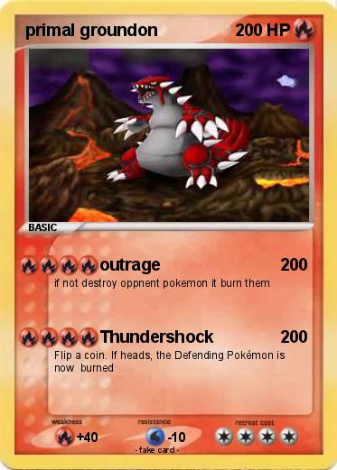 Pokemon primal groundon