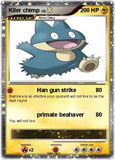 Pokemon Kiler chimp
