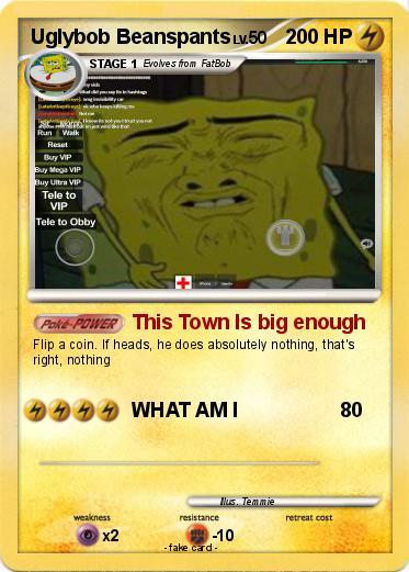 Pokemon Uglybob Beanspants