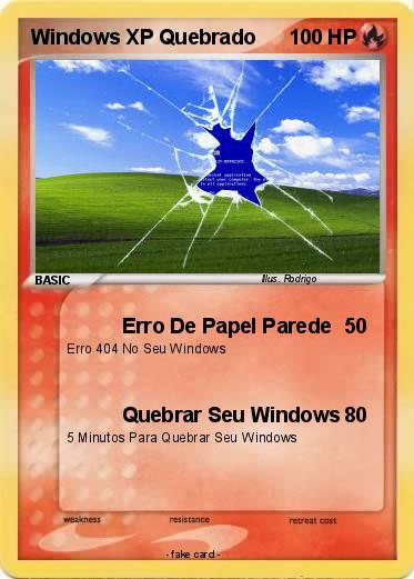 Pokemon Windows XP Quebrado