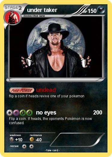 Pokemon under taker