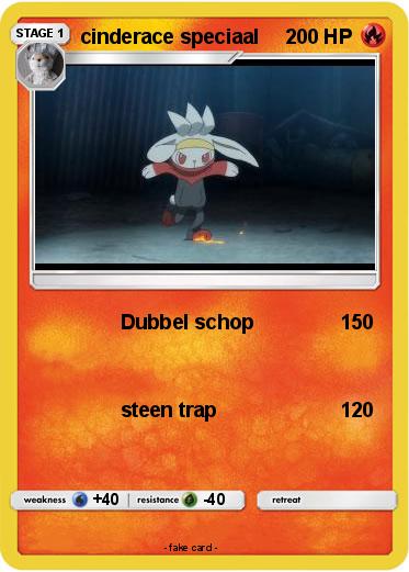 Pokemon cinderace speciaal