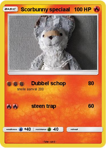 Pokemon Scorbunny speciaal