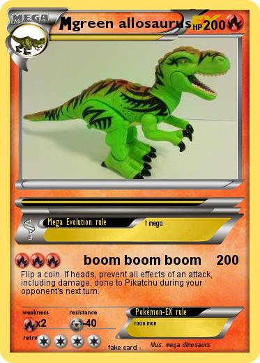 Pokemon green allosaurus