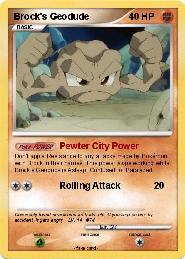 Pokemon Brock's Geodude