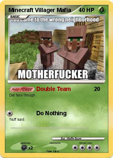 Pokemon Minecraft Villager Mafia