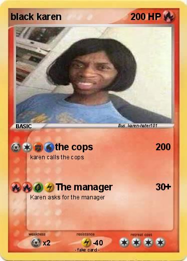 Pokemon black karen