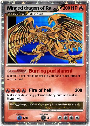 Pokemon Winged dragon of Ra