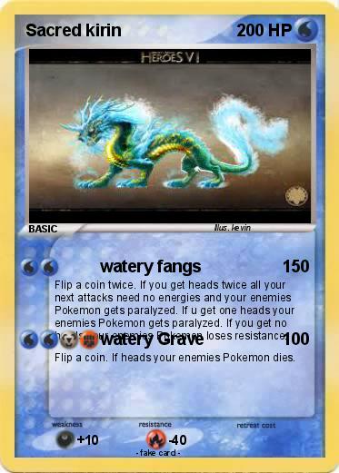Pokemon Sacred kirin