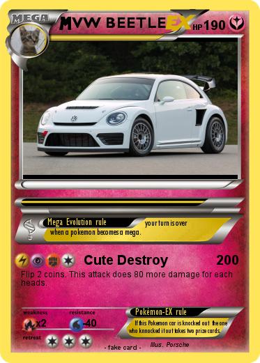Pokemon VW BEETLE