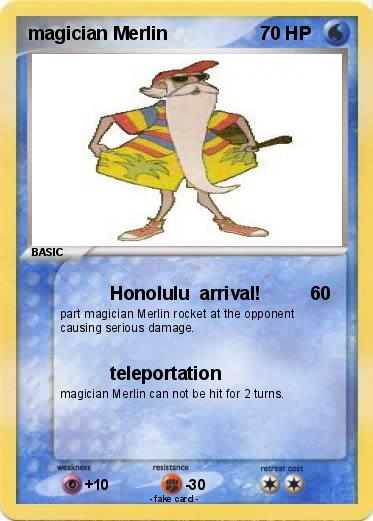 Pokemon magician Merlin