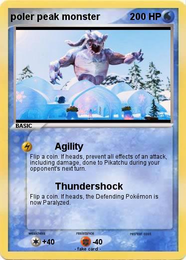 Pokemon poler peak monster