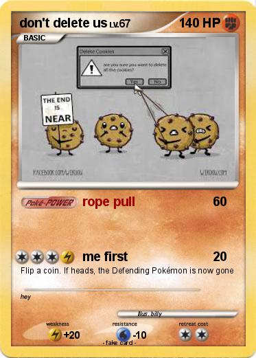 Pokemon don't delete us