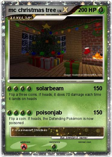 Pokemon mc christmas tree