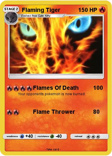 Pokemon Flaming Tiger