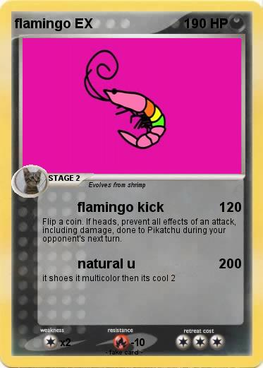 Pokemon flamingo EX