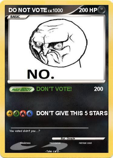 Pokemon DO NOT VOTE