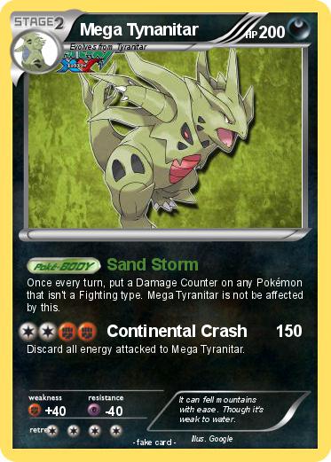 Pokemon Mega Tynanitar