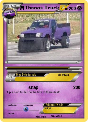 Pokemon Thanos Truck