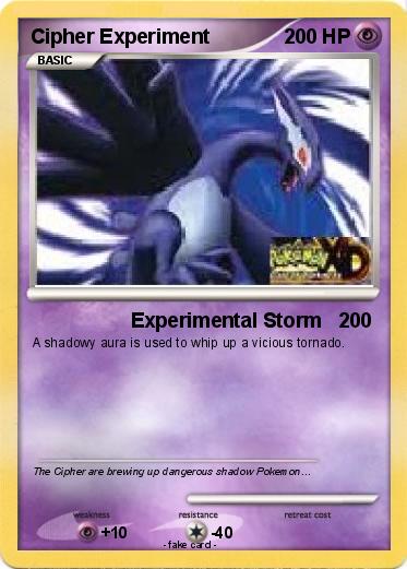 Pokemon Cipher Experiment