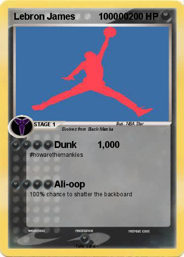 Pokemon Lebron James         100000