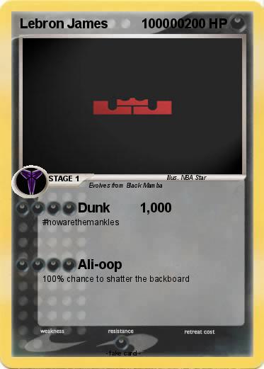 Pokemon Lebron James         100000