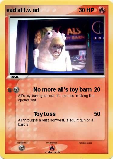 Pokemon sad al t.v. ad