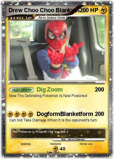 Pokemon Drew Choo Choo Blanky