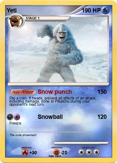 Pokemon Yeti