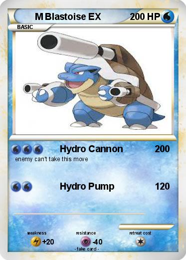 Pokemon M Blastoise EX