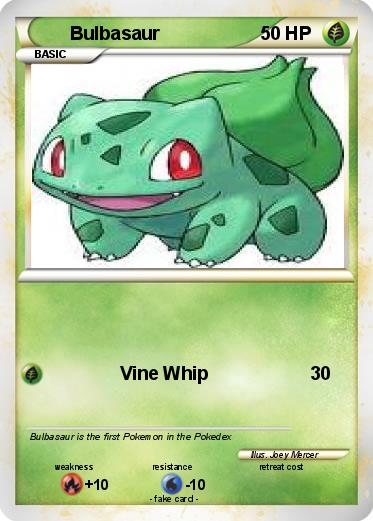 Pokemon Bulbasaur