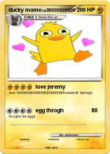 Pokemon ducky momo