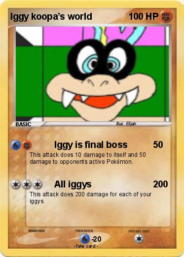 Pokemon Iggy koopa’s world