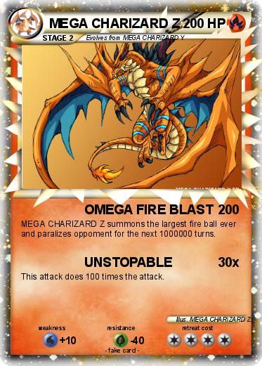 Pokemon MEGA CHARIZARD Z