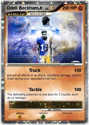 Pokemon Odell BeckhamJr.