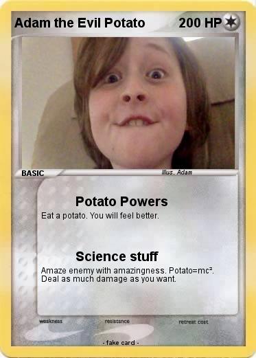 Pokemon Adam the Evil Potato