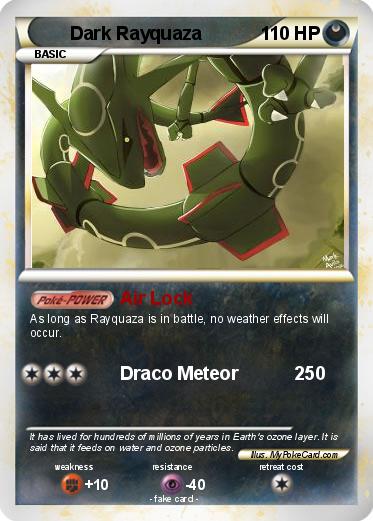 Pokemon Dark Rayquaza